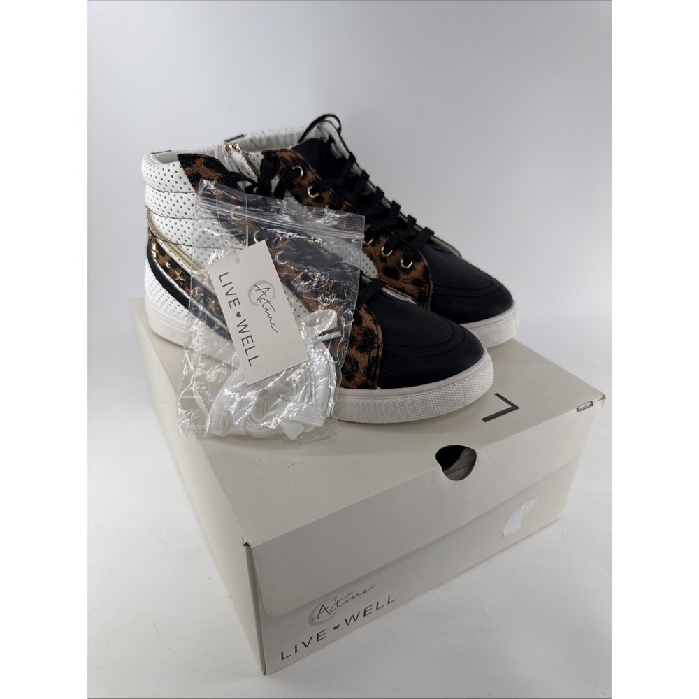 Active Live Well‎ Leopard Print NWT High Top Women's 10 Shoes